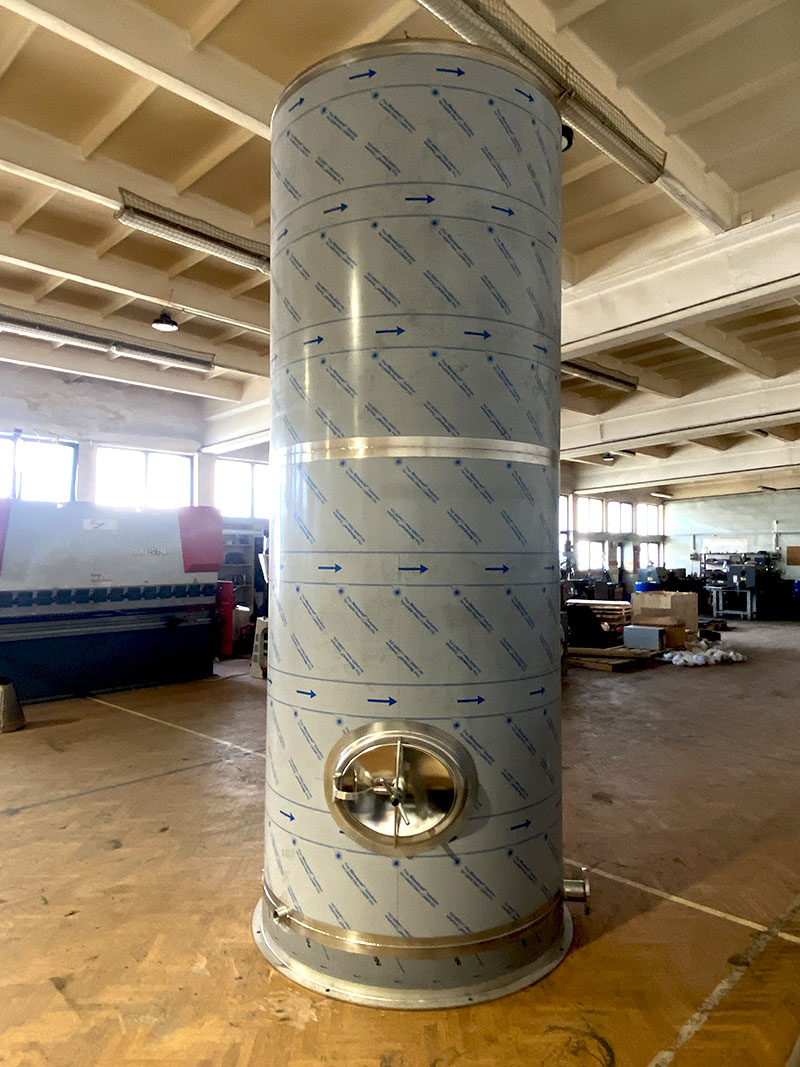 Zbiornik procesowy ze stali nierdzewnej