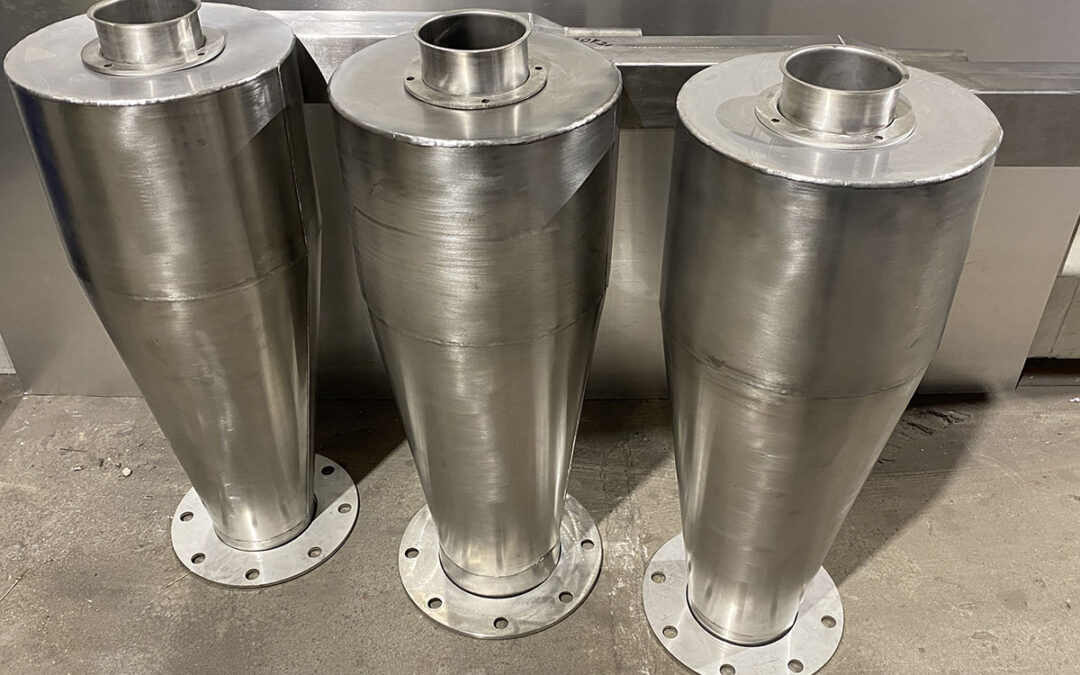 Cyklon ze stali nierdzewnej